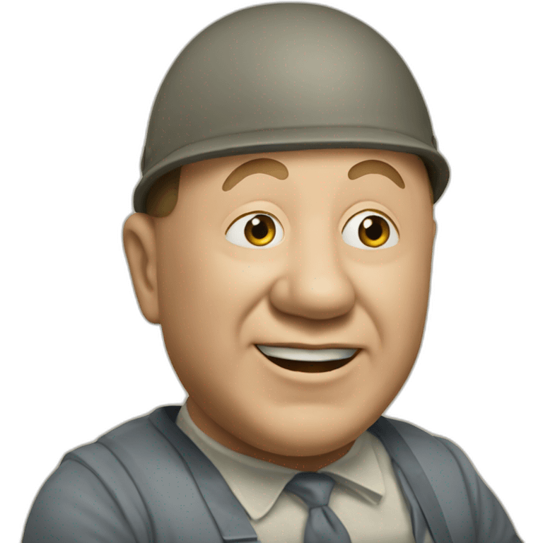 Curly Howard three stooges emoji