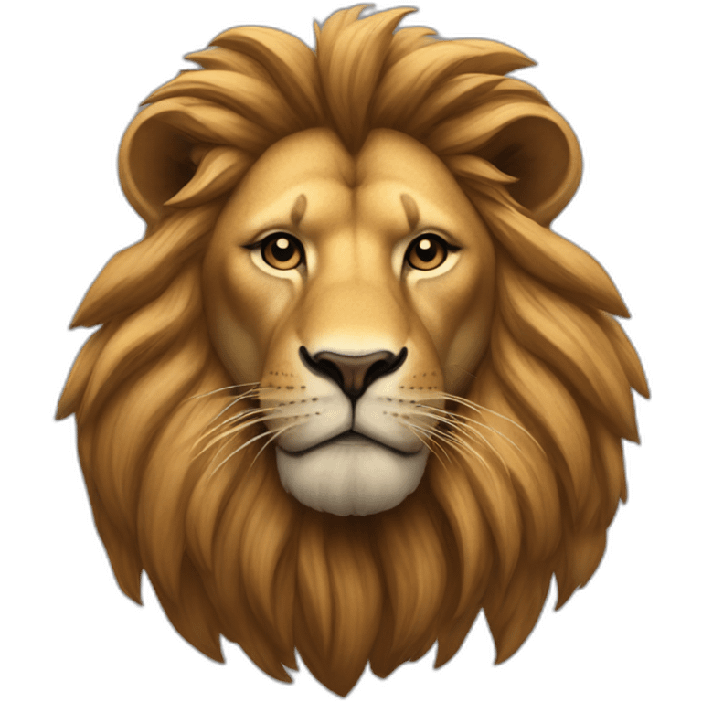 Un lionceaux qui fumme un cigarette emoji