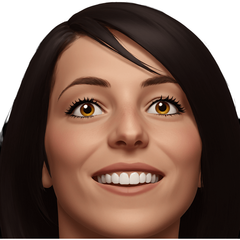 realistic portrait of girl emoji