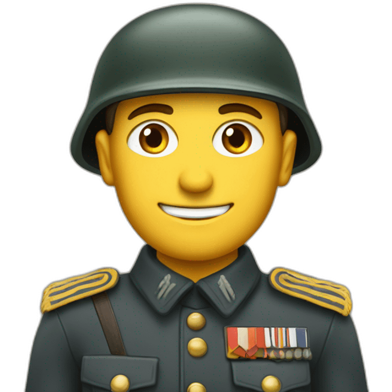 Soldat allemand de la seconde guerre mondiale emoji