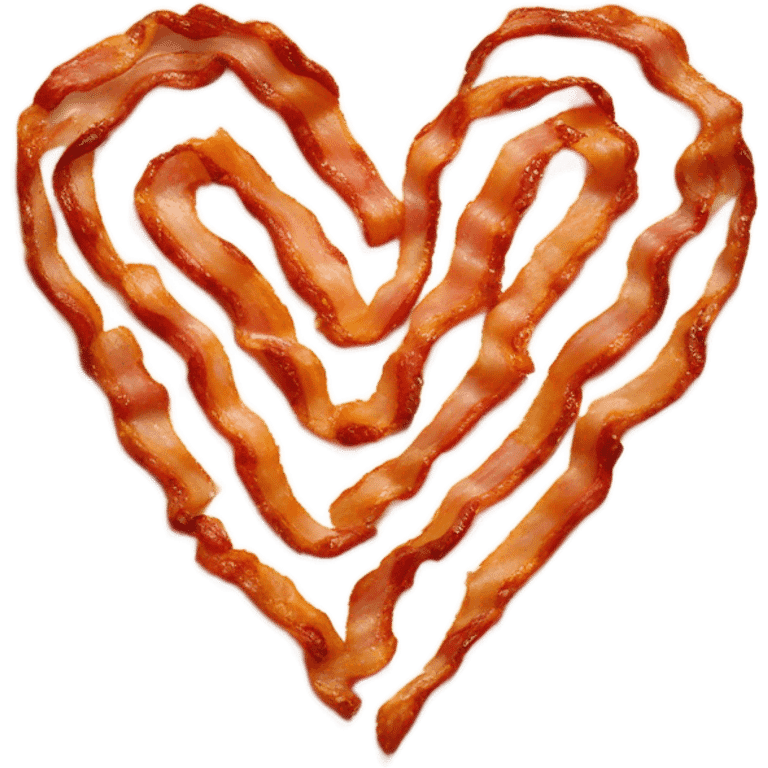 Bacon heart emoji