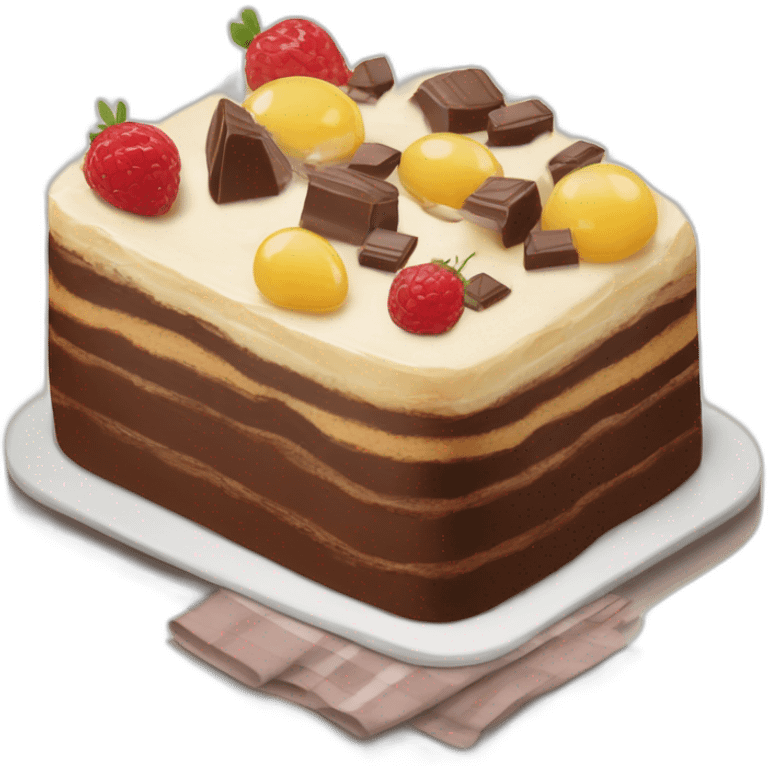 Gateau au chocolta emoji