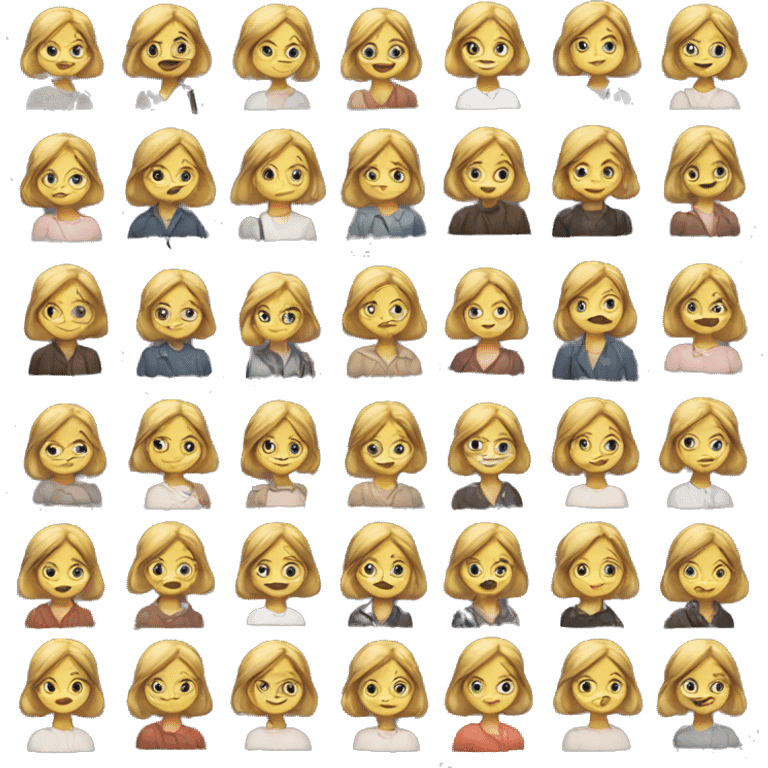 Classic style girl  emoji