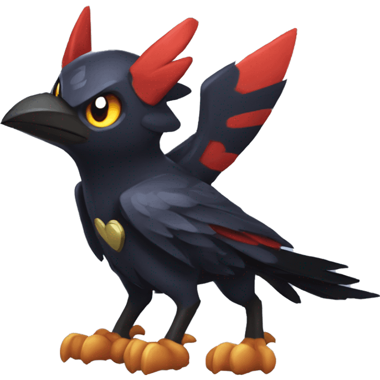 Corviknight Litten Poochyena emoji