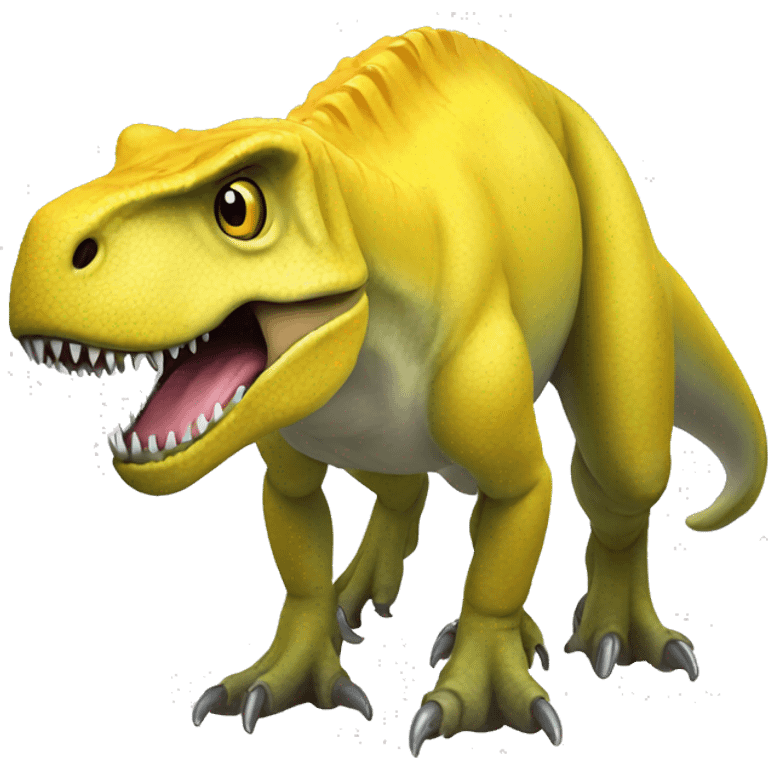 t-rex lemon emoji