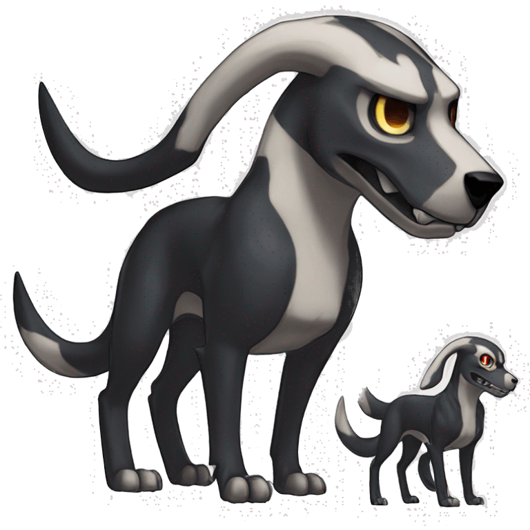  Cool Edgy Duskull-Houndour-Houndoom-Cubone-Duskull-Fakémon  emoji