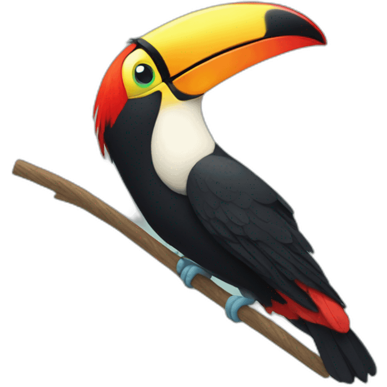 toucan  sleepy emoji