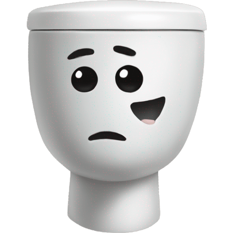 toilet with a man head peaking out with his neck emoji