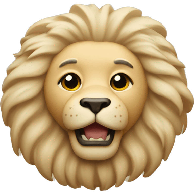 Beige Leo sign emoji