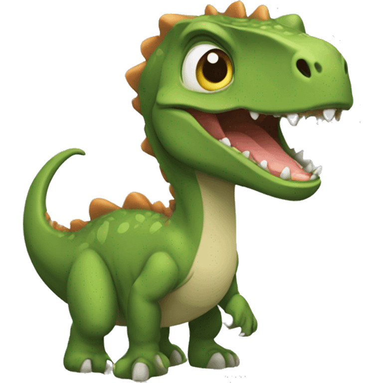 dinosaurio acostado emoji