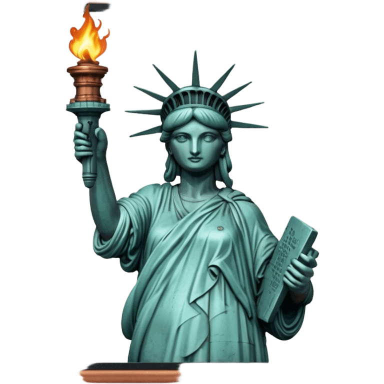 Donald trump statue of liberty emoji