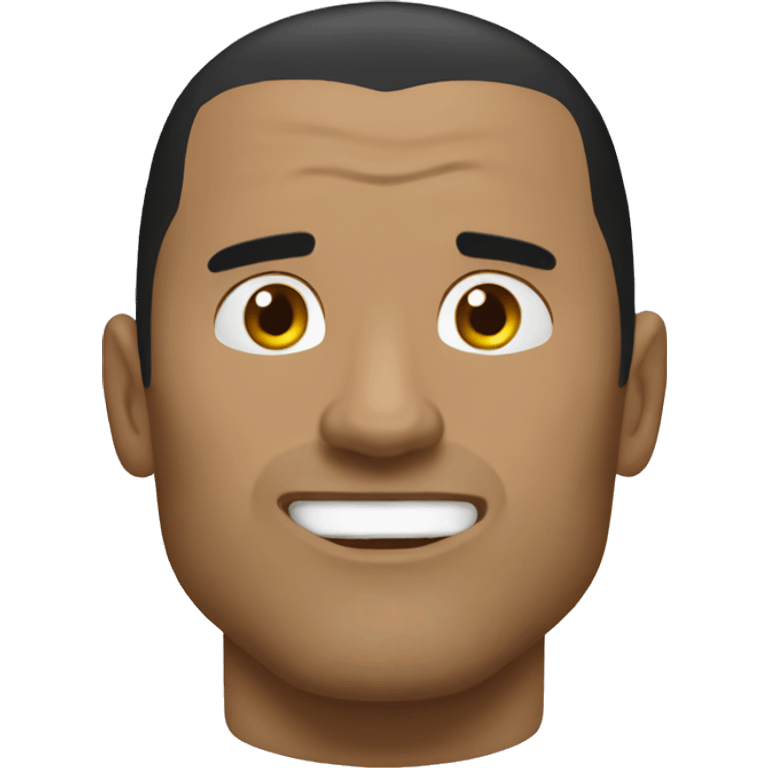 The rock qui mange des cailloux  emoji