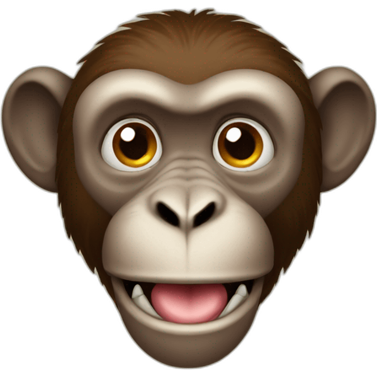 funny monkey emoji