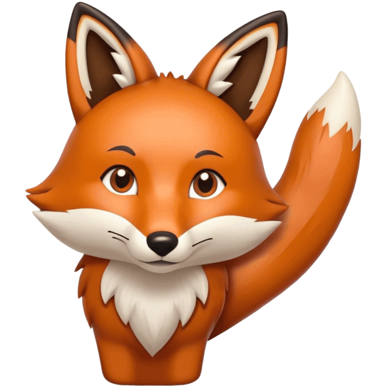 make an emoji where its a hand making a fox shape emoji