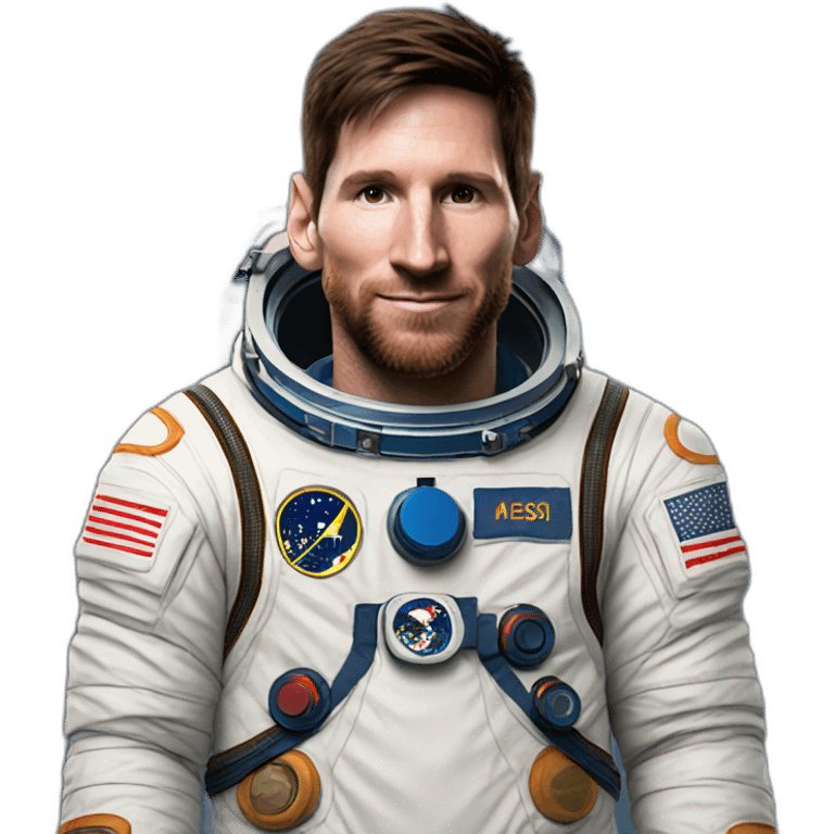 astronaut messi emoji