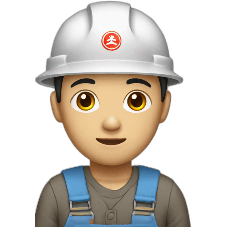 Chinese worker emoji