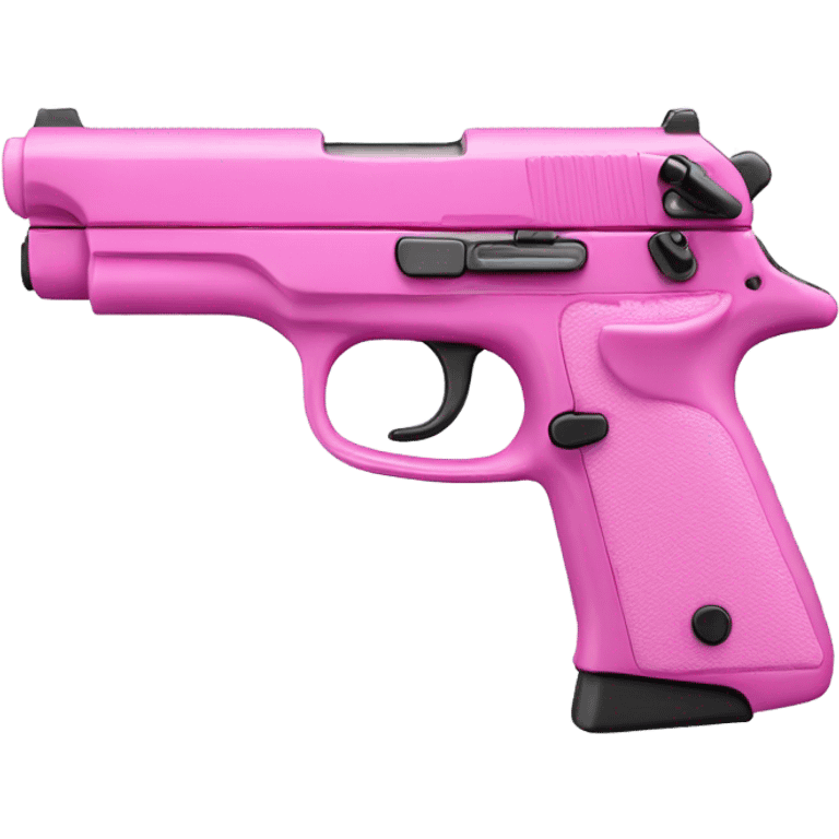 Pink gun emoji