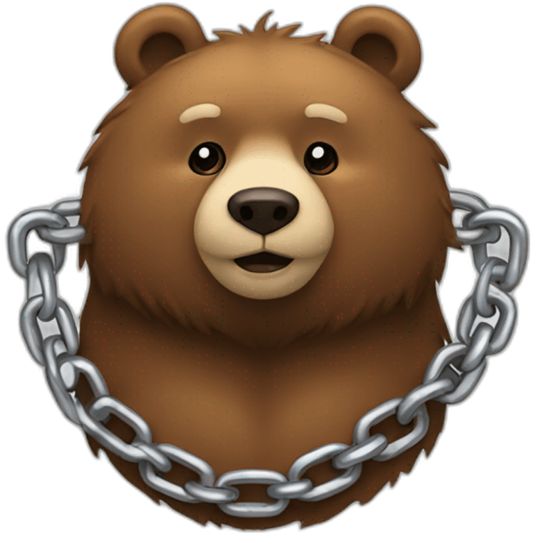 bear-chain emoji