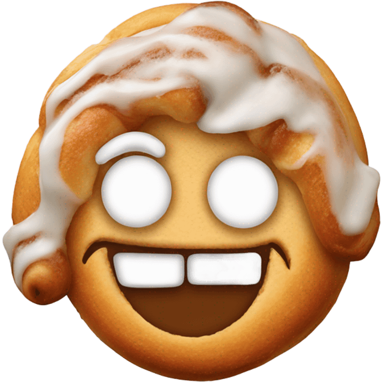 Trump cinnamon roll  emoji