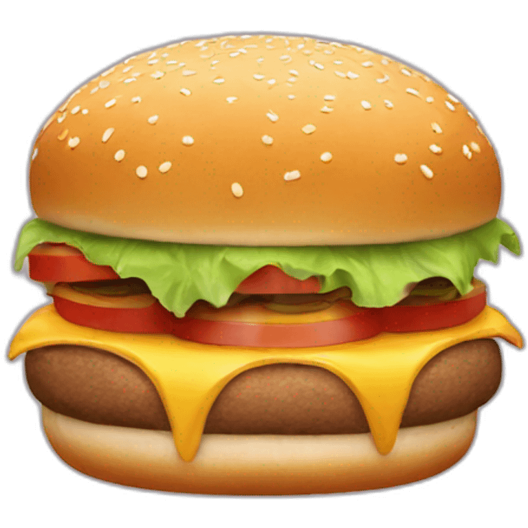 burger bun top emoji