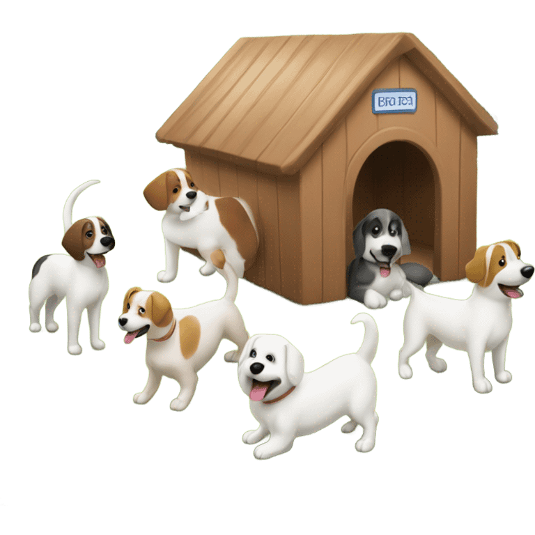 Dog kennel  emoji