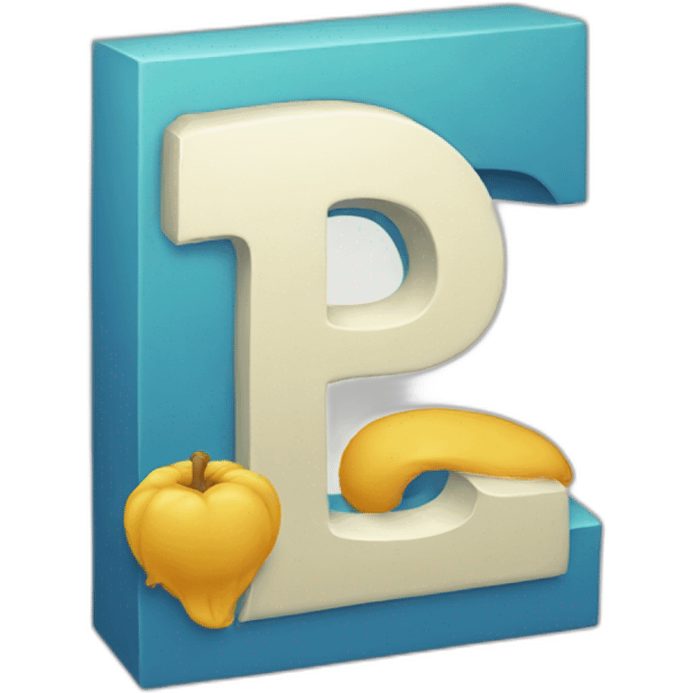 P letter logo emoji