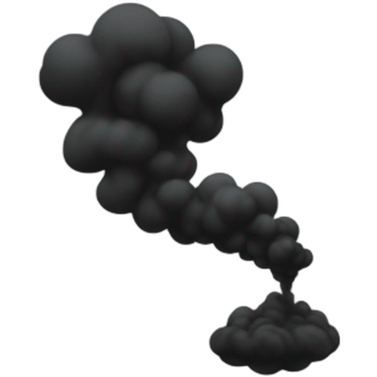 Black smoke emoji