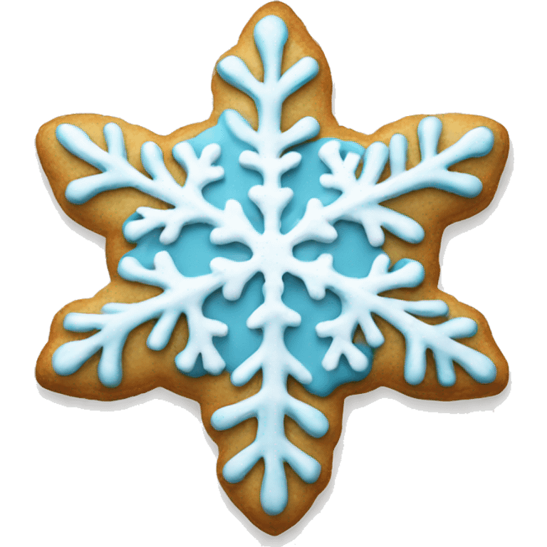 snowflake cookie emoji