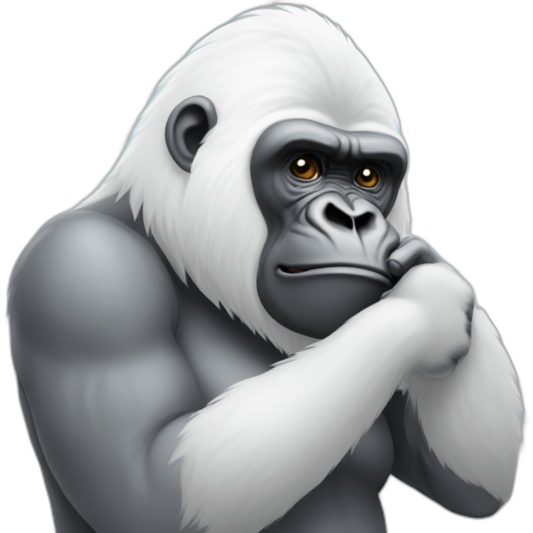 White-Gorilla-facepalm emoji