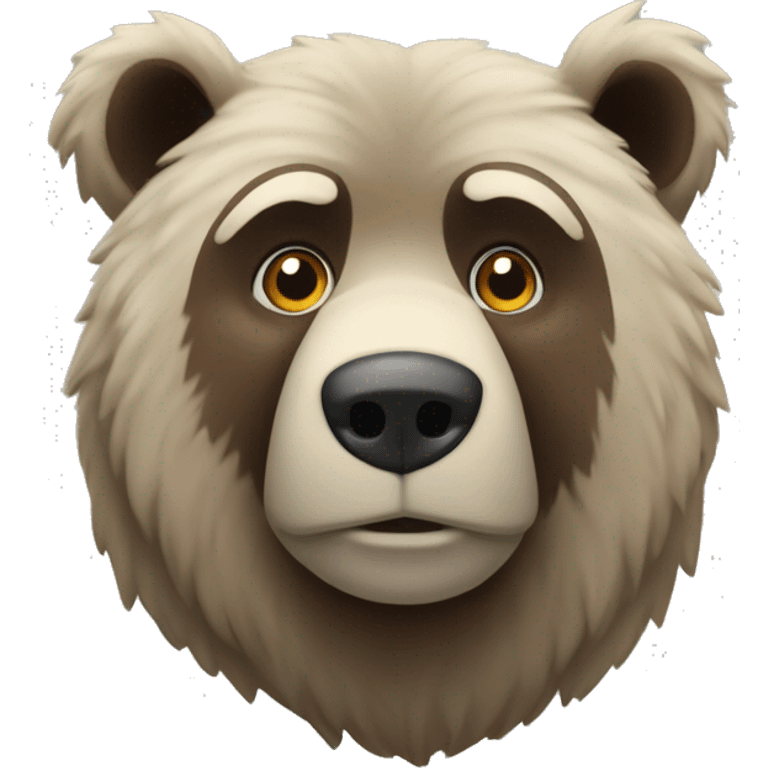 Un orso che abbracia un ragnio emoji