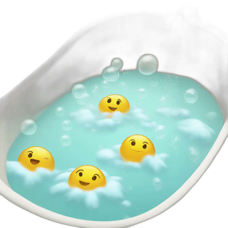 bubble bath emoji