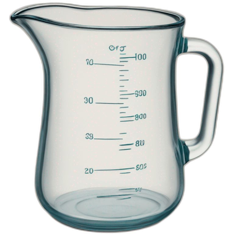 Measuring jug pyrex emoji