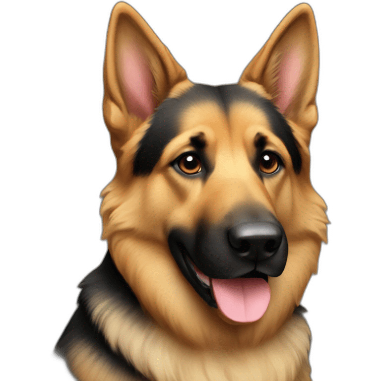 german sheppard black emoji