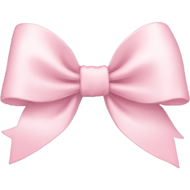 light pink bow emoji