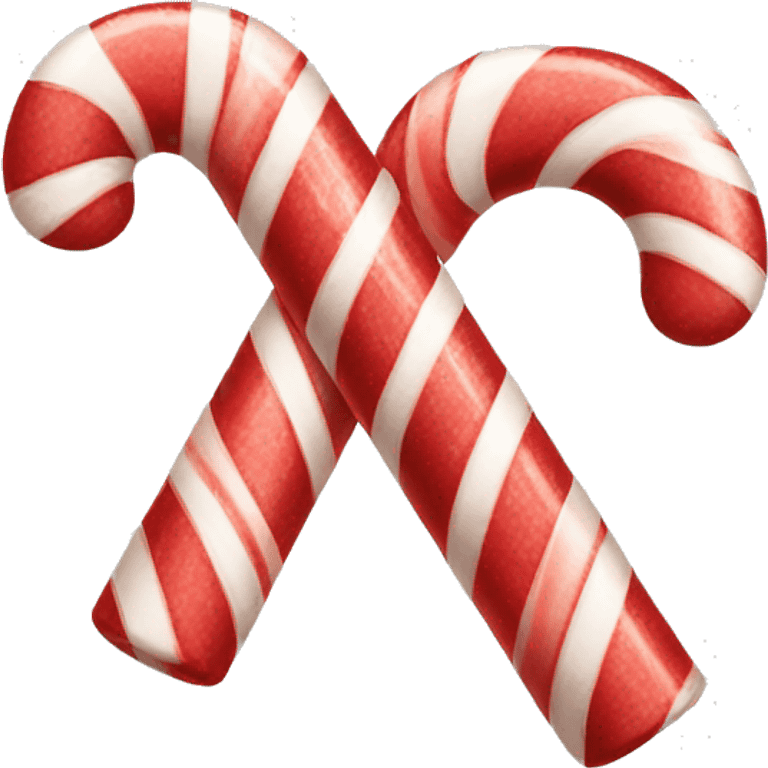 Christmas candy cane emoji