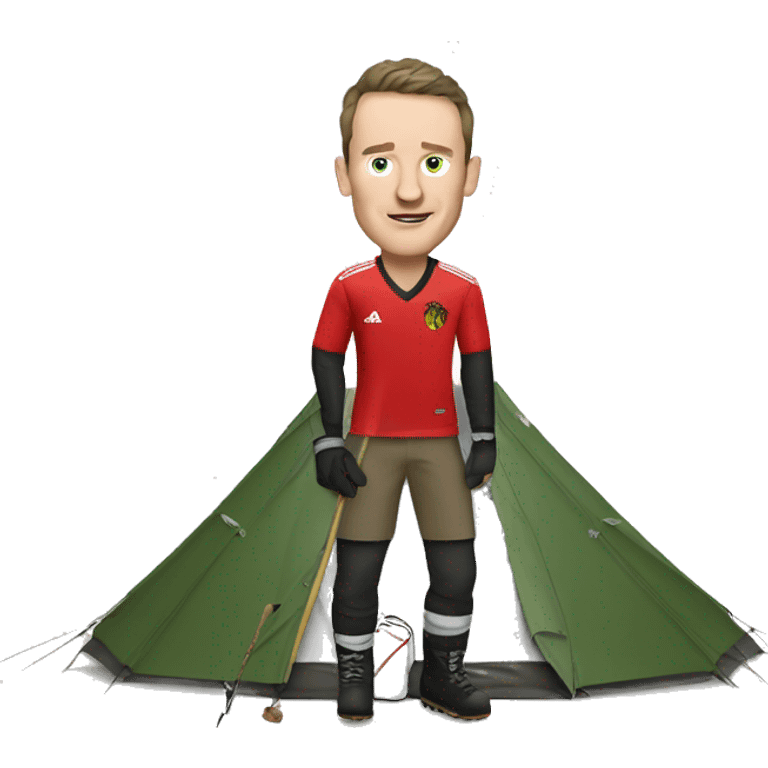 Jonathan Toews camping emoji