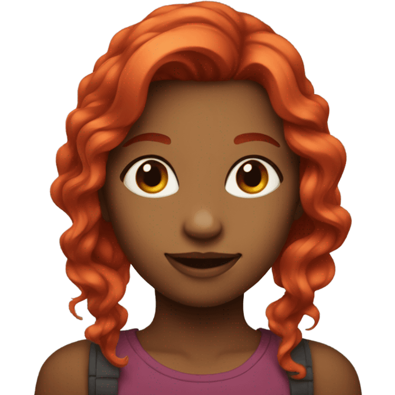 redhead girl emoji