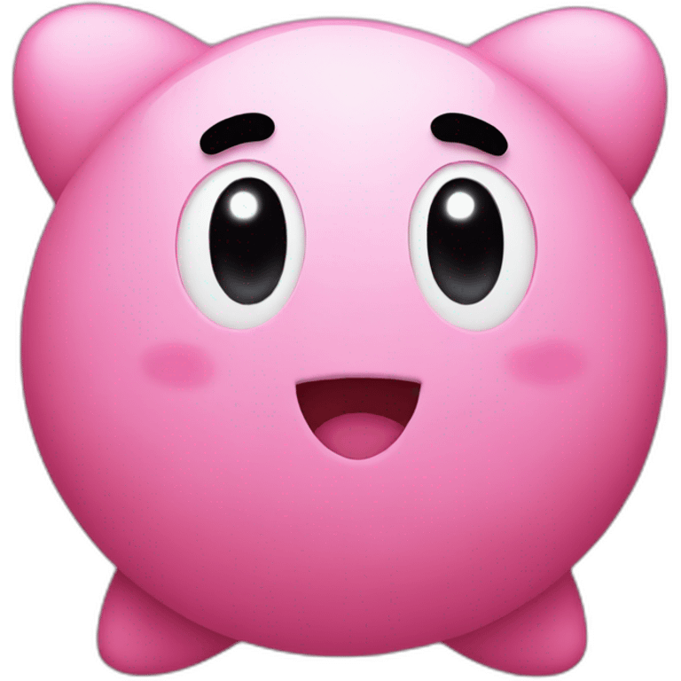 Pink Kirby emoji