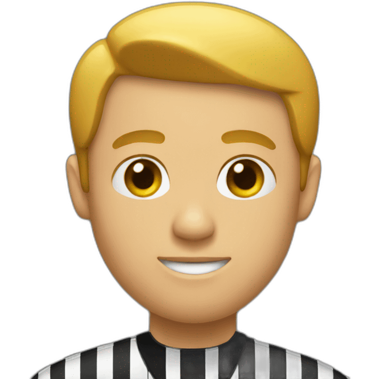 Football referee emoji