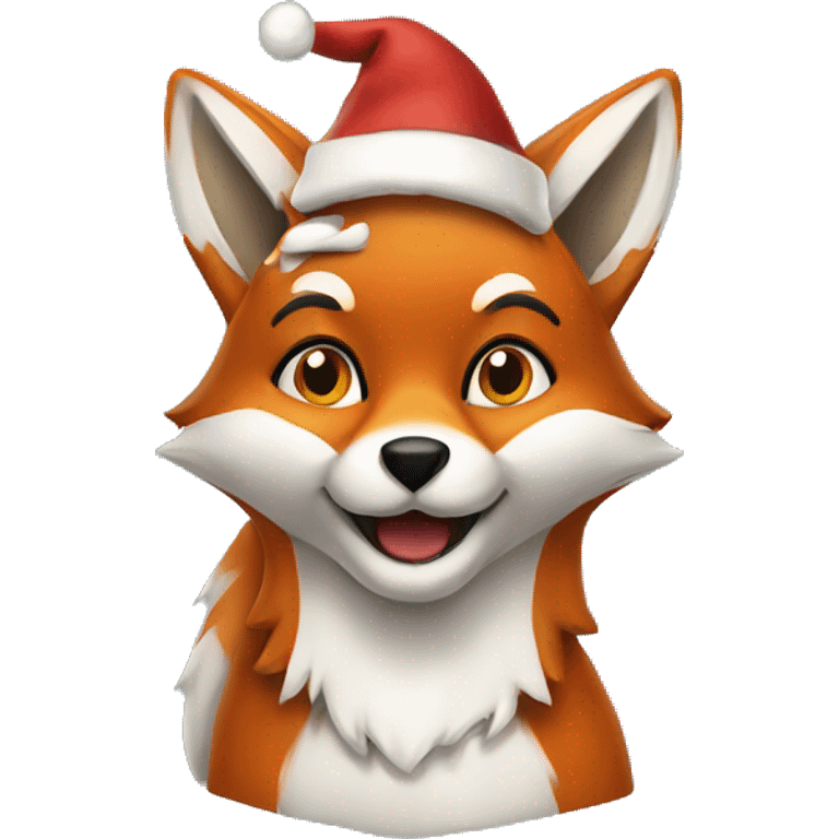 christmas's fox  emoji