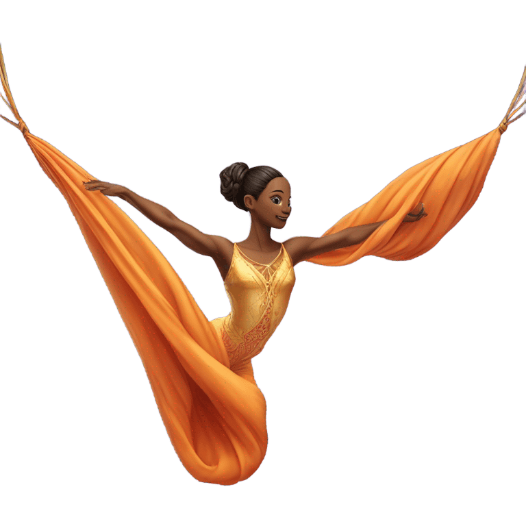 aerial silk trick emoji