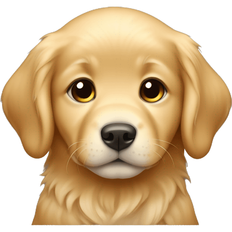 Golden retriever baby  emoji