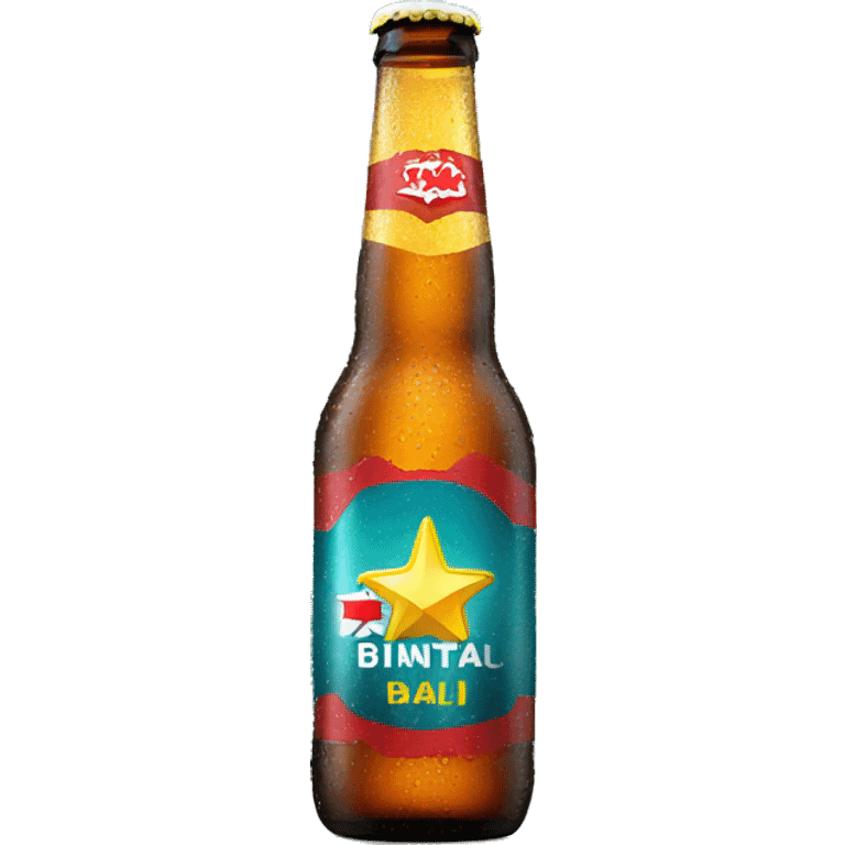 Bintang beer from Bali  emoji