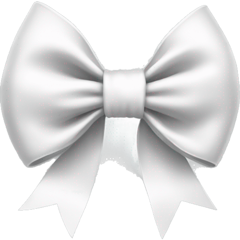 white bow emoji