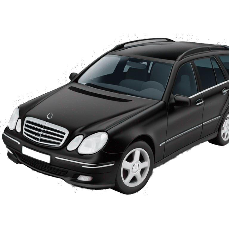 Mercedes benz w203 wagon 2007 black solo emoji