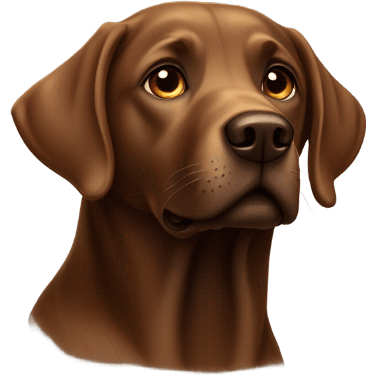 Brown Labrador  emoji