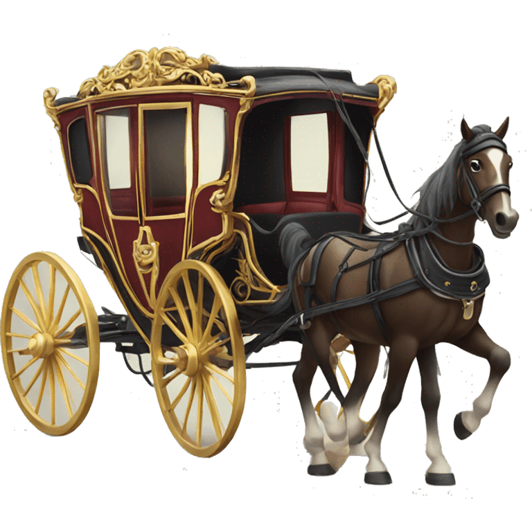 horse carriage emoji