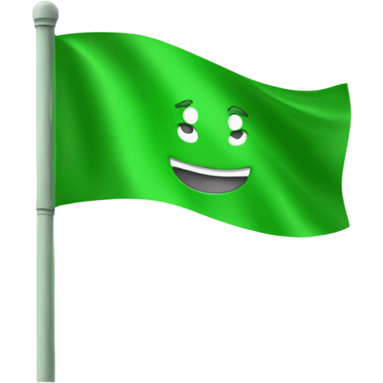 Green flag  emoji