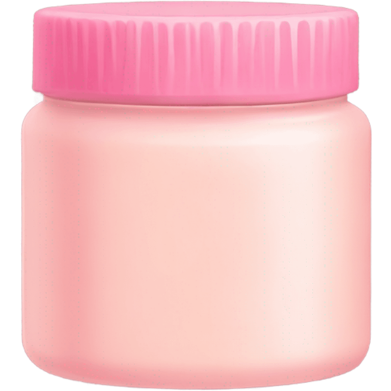 Cute, pink body butter emoji