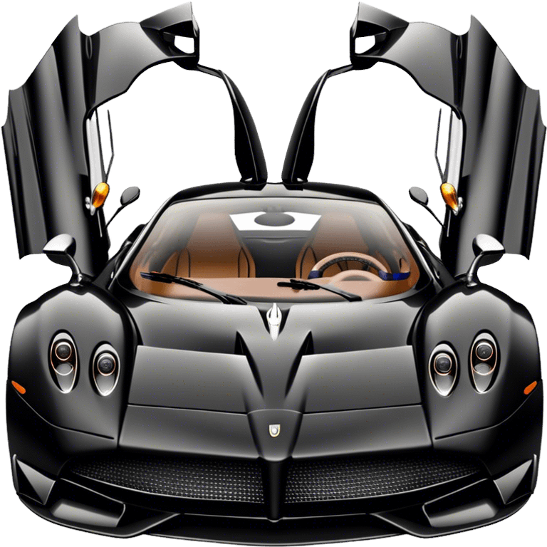 Pagani Huayra - Pagani (Model Year: 2022) (Iconic colour: Black) emoji